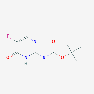 tert-Butyl (5-fluoro-4-hydroxy-6-methylpyrimidin-2-yl)(methyl)carbamate