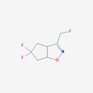 5,5-Difluoro-3-(fluoromethyl)-4,5,6,6A-tetrahydro-3AH-cyclopenta[D]isoxazole