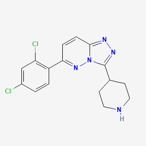 6-(2,4-Dichlorophenyl)-3-(piperidin-4-yl)-[1,2,4]triazolo[4,3-b]pyridazine