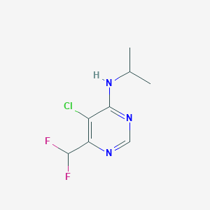 5-Chloro-6-(difluoromethyl)-N-isopropylpyrimidin-4-amine