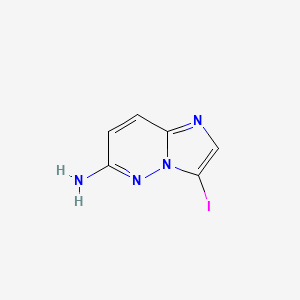 3-Iodoimidazo[1,2-b]pyridazin-6-amine