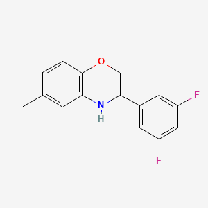 3-(3,5-Difluorophenyl)-6-methyl-3,4-dihydro-2H-benzo[b][1,4]oxazine