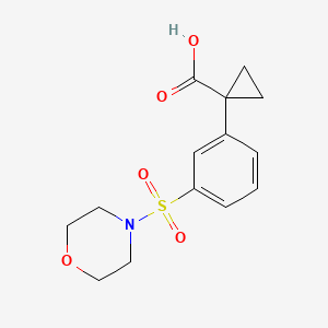 1-(3-(Morpholinosulfonyl)phenyl)cyclopropanecarboxylic acid