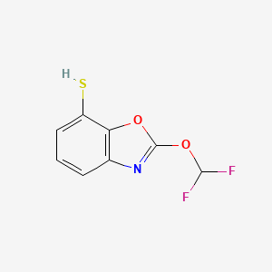 2-(Difluoromethoxy)-7-mercaptobenzo[d]oxazole