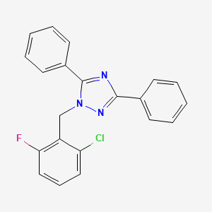 1-(2-Chloro-6-fluorobenzyl)-3,5-diphenyl-1H-1,2,4-triazole