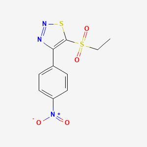 5-(Ethylsulfonyl)-4-(4-nitrophenyl)-1,2,3-thiadiazole