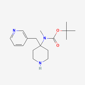 tert-Butyl methyl(4-(pyridin-3-ylmethyl)piperidin-4-yl)carbamate