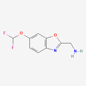 2-(Aminomethyl)-6-(difluoromethoxy)benzo[d]oxazole