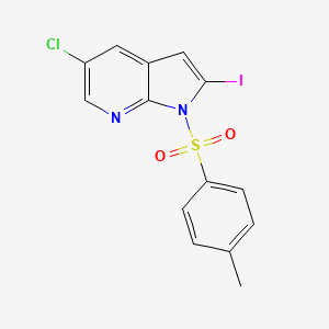 5-Chloro-2-iodo-1-tosyl-1H-pyrrolo[2,3-b]pyridine