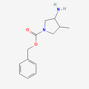 Benzyl 3-amino-4-methylpyrrolidine-1-carboxylate