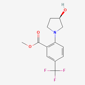 (R)-Methyl 2-(3-hydroxypyrrolidin-1-YL)-5-(trifluoromethyl)benzoate