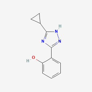 2-(3-Cyclopropyl-1H-1,2,4-triazol-5-yl)phenol