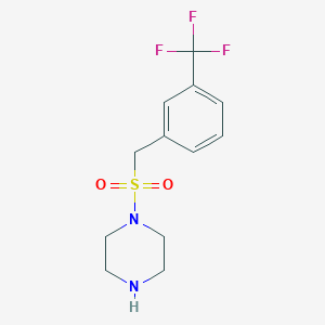 1-((3-(Trifluoromethyl)benzyl)sulfonyl)piperazine