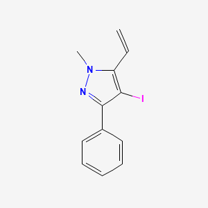 4-Iodo-1-methyl-3-phenyl-5-vinyl-1H-pyrazole