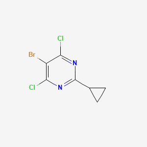 5-Bromo-4,6-dichloro-2-cyclopropylpyrimidine