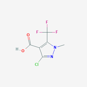 3-Chloro-1-methyl-5-(trifluoromethyl)-1H-pyrazole-4-carboxylic acid