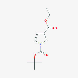 1-tert-Butyl 3-ethyl 2,3-dihydro-1H-pyrrole-1,3-dicarboxylate