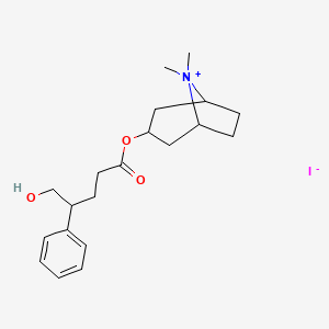 molecular formula C6H7ClN2 B1178114 (8,8-Dimethyl-8-azoniabicyclo[3.2.1]octan-3-yl) 5-hydroxy-4-phenylpentanoate iodide CAS No. 130404-00-1