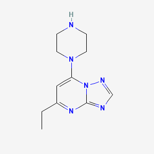 5-Ethyl-7-(piperazin-1-yl)-[1,2,4]triazolo[1,5-a]pyrimidine