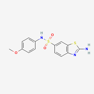 2-Amino-N-(4-methoxyphenyl)benzo[d]thiazole-6-sulfonamide