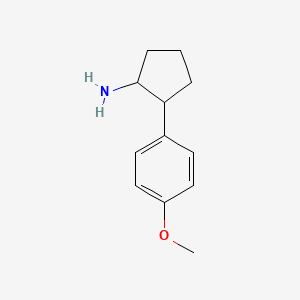2-(4-Methoxyphenyl)cyclopentan-1-amine