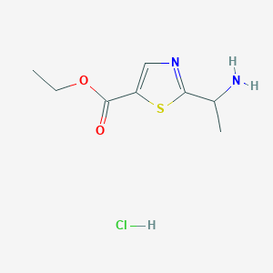 Ethyl 2-(1-aminoethyl)thiazole-5-carboxylate hydrochloride