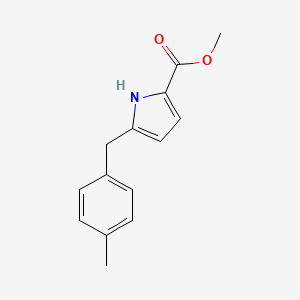 Methyl 5-(4-methylbenzyl)-1H-pyrrole-2-carboxylate