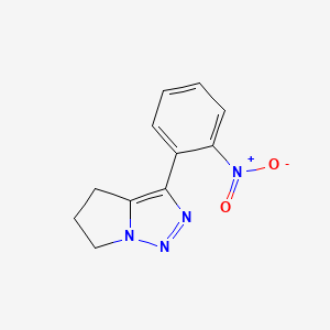 3-(2-Nitrophenyl)-5,6-dihydro-4H-pyrrolo[1,2-C][1,2,3]triazole