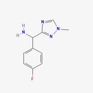 (4-Fluorophenyl)(1-methyl-1H-1,2,4-triazol-3-yl)methanamine