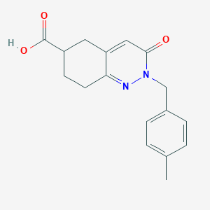 2-(4-Methylbenzyl)-3-oxo-2,3,5,6,7,8-hexahydrocinnoline-6-carboxylic acid