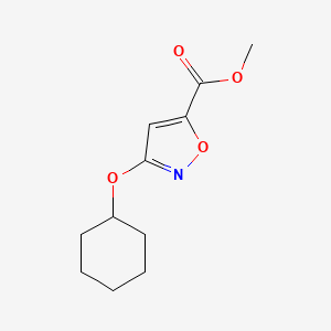 Methyl 3-(cyclohexyloxy)isoxazole-5-carboxylate