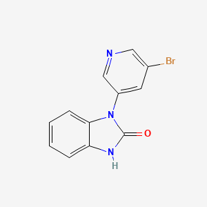 1-(5-Bromopyridin-3-yl)-1H-benzo[d]imidazol-2(3H)-one