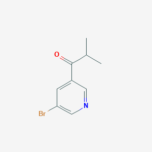 1-(5-Bromopyridin-3-yl)-2-methylpropan-1-one