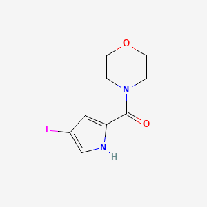 (4-Iodo-1H-pyrrol-2-yl)(morpholino)methanone