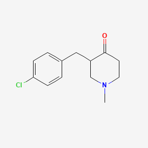 3-(4-Chlorobenzyl)-1-methylpiperidin-4-one