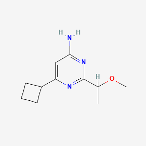 6-Cyclobutyl-2-(1-methoxyethyl)pyrimidin-4-amine