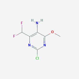 2-Chloro-4-(difluoromethyl)-6-methoxypyrimidin-5-amine