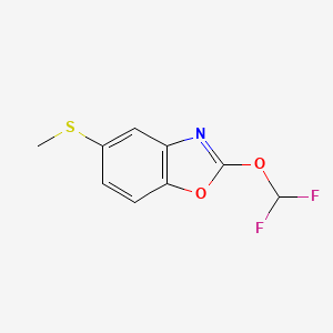 2-(Difluoromethoxy)-5-(methylthio)benzo[d]oxazole