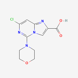 7-Chloro-5-morpholinoimidazo[1,2-c]pyrimidine-2-carboxylic acid