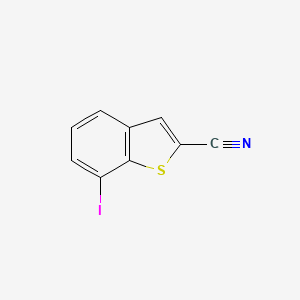 7-Iodobenzo[b]thiophene-2-carbonitrile