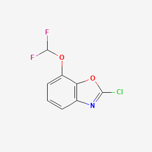 2-Chloro-7-(difluoromethoxy)benzo[d]oxazole