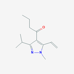 1-(3-Isopropyl-1-methyl-5-vinyl-1H-pyrazol-4-yl)butan-1-one