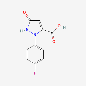 1-(4-Fluorophenyl)-3-hydroxy-1H-pyrazole-5-carboxylic acid