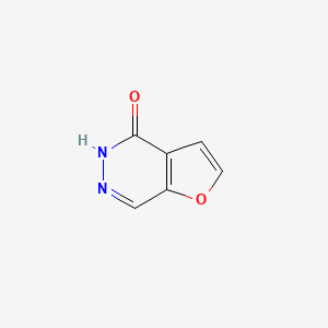 molecular formula C6H4N2O2 B11782837 Furo[2,3-d]pyridazin-4-ol 