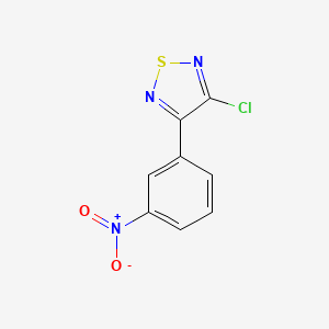 3-Chloro-4-(3-nitrophenyl)-1,2,5-thiadiazole