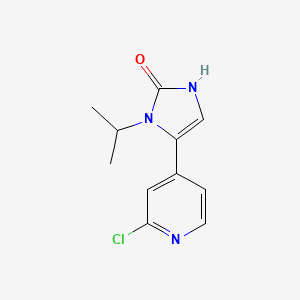 5-(2-Chloropyridin-4-yl)-1-isopropyl-1H-imidazol-2(3H)-one