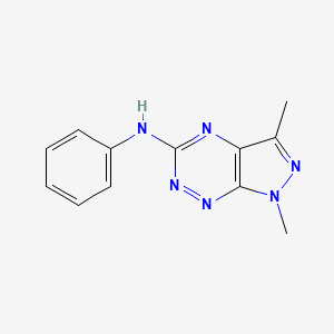 1,3-Dimethyl-N-phenyl-1H-pyrazolo[4,3-e][1,2,4]triazin-5-amine