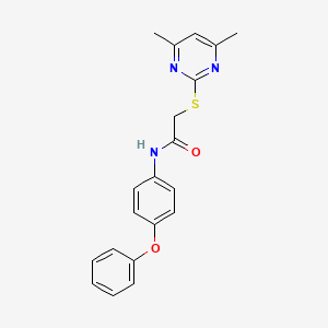 2-((4,6-Dimethylpyrimidin-2-yl)thio)-N-(4-phenoxyphenyl)acetamide