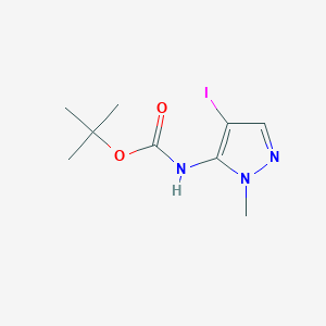 tert-Butyl (4-iodo-1-methyl-1H-pyrazol-5-yl)carbamate