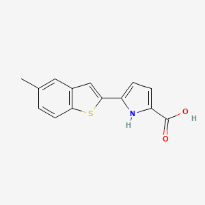 5-(5-Methylbenzo[b]thiophen-2-yl)-1H-pyrrole-2-carboxylic acid